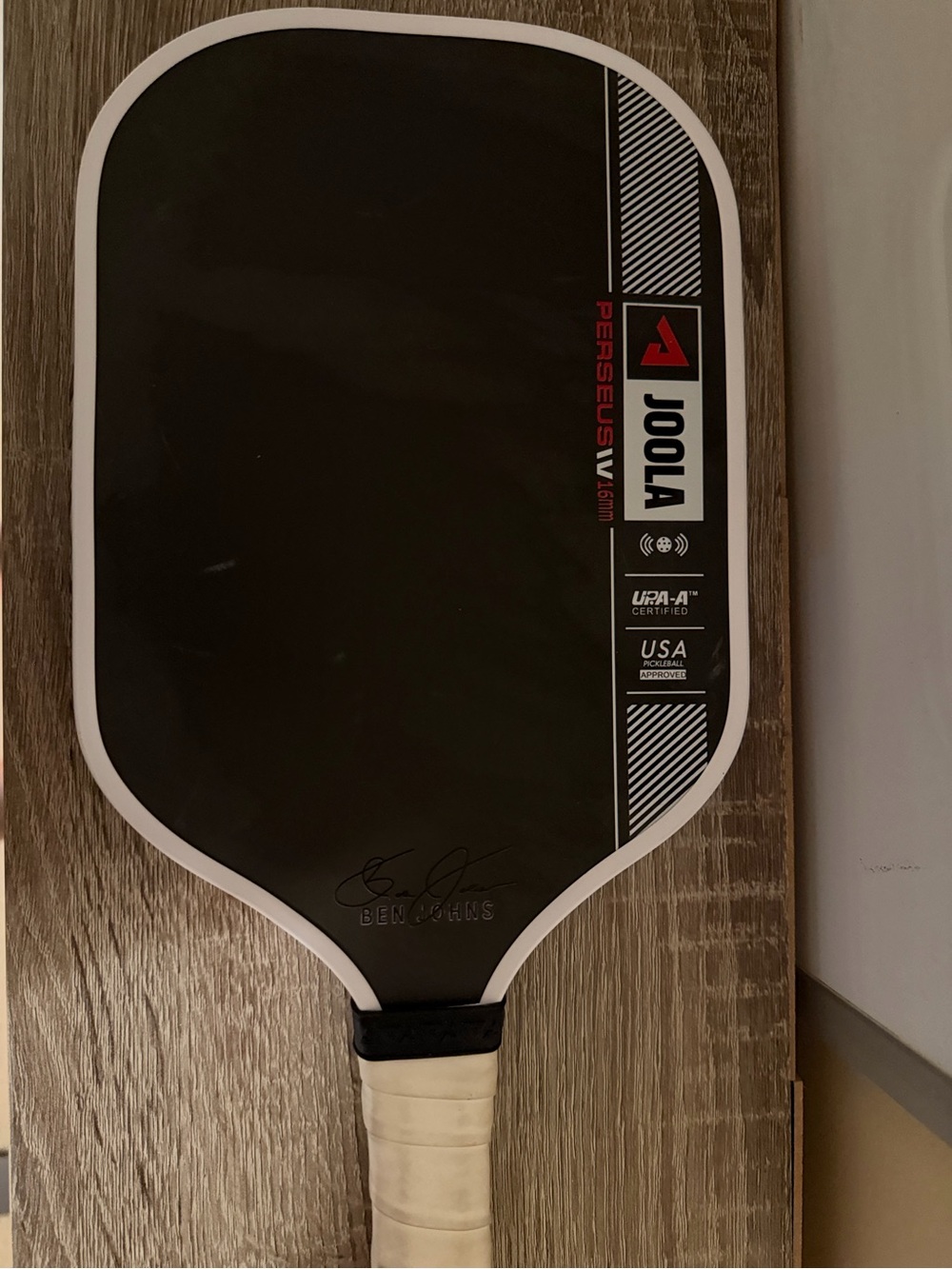 JOOLA Perseus IV Pickleball Paddle - Black/White